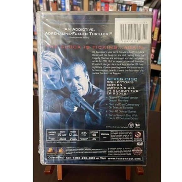 24 - The Complete Second Season - DVD - NEW - Kiefer Sutherland - Picture 2 of 2